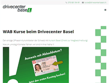 Tablet Screenshot of drivecenterbasel.ch